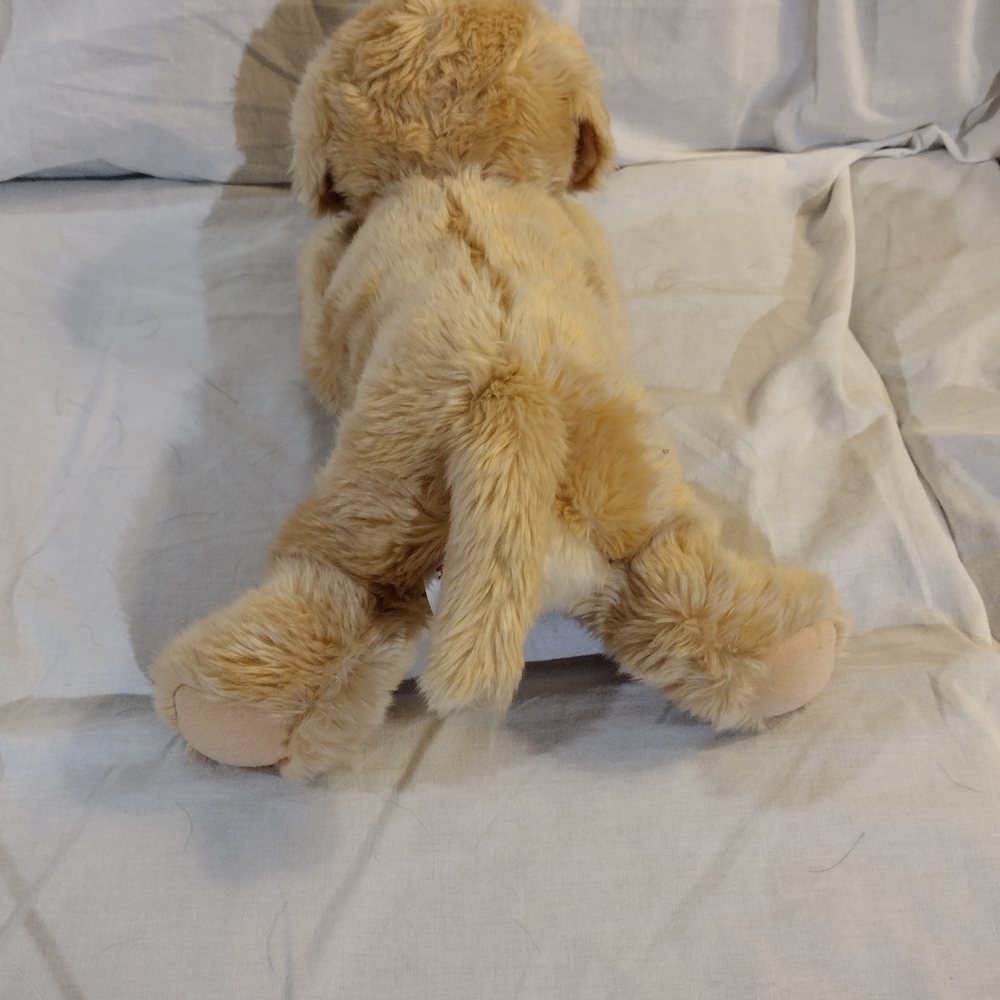 Cuddly Tan Puppy Plush Toy - Picture 4 of 10